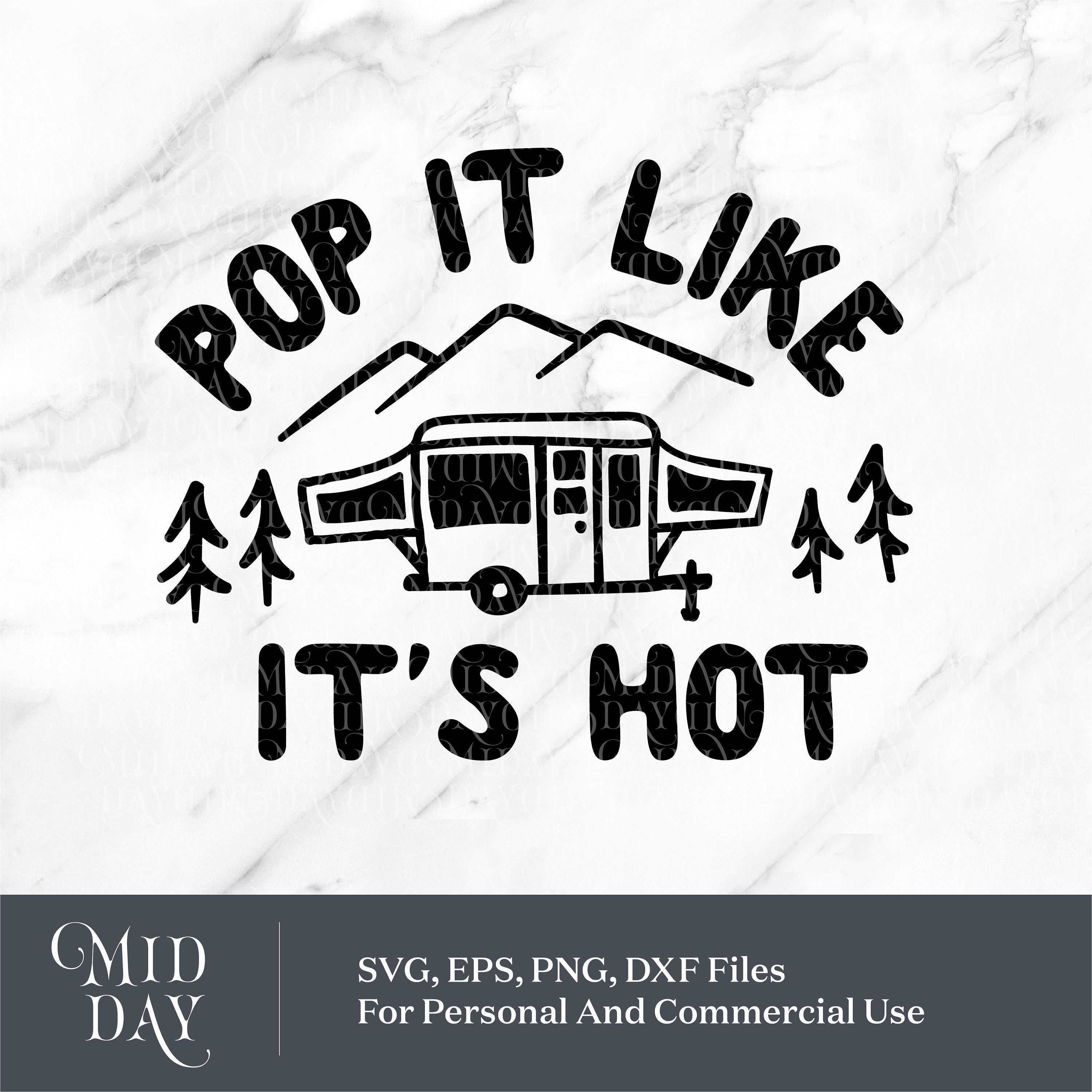 Pop up Happy Camper RV Svg Outdoors Road Trip Camping Svg Etsy UK