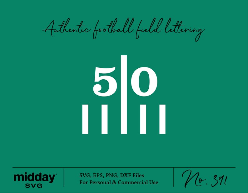 Football Yard Line Svg Football Cut File Svg Dxf Eps Etsy