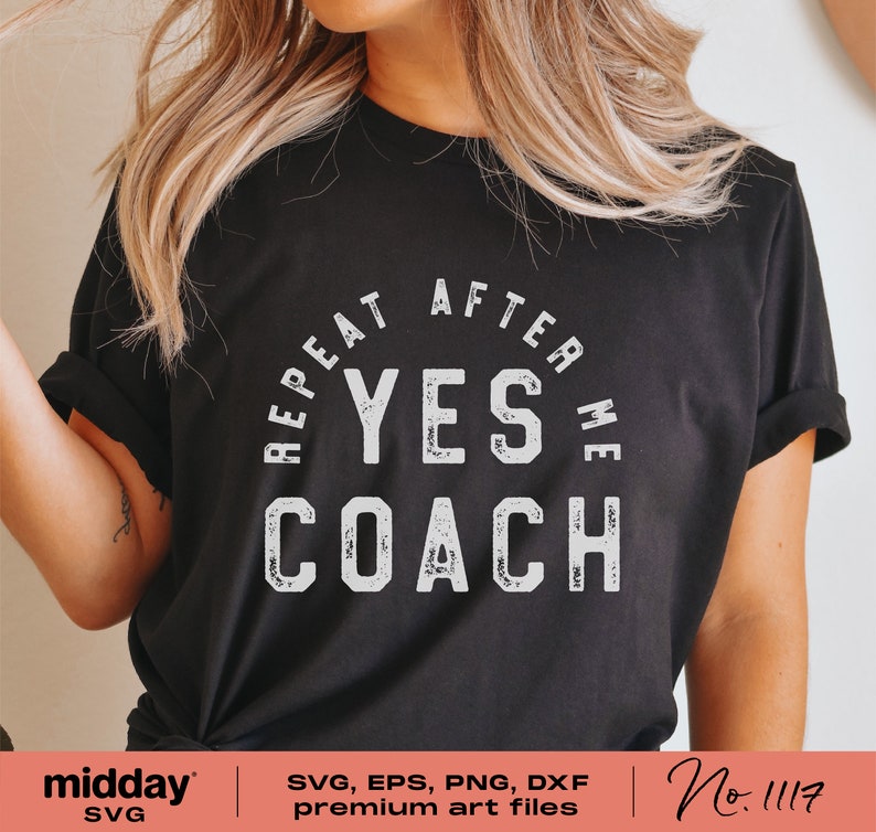 Yes Coach Svg Png Dxf Eps Baseball Coach PE Teacher Cheer - Etsy