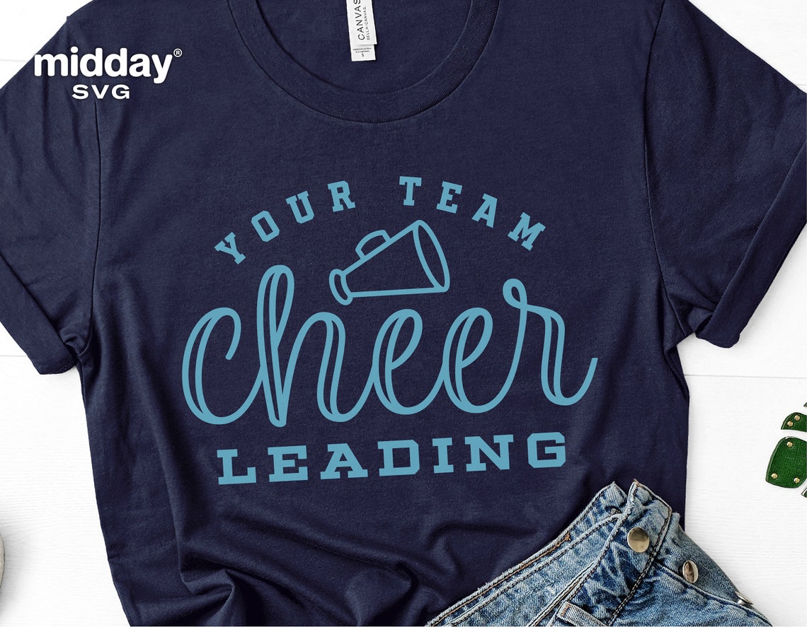Cheer Team Template Svg Png Dxf Eps Cheerleading Team Shirt - Etsy