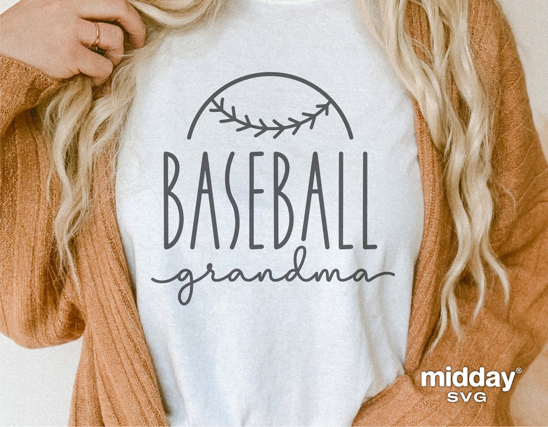 Baseball Grandma Svg, Png Dxf Eps Svg Ai, Baseball Grandma for Shirt