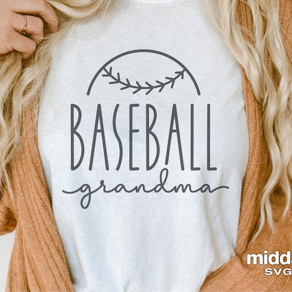 Baseball Grandma Etsy