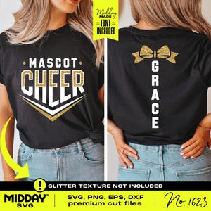 Modèle SVG Cheer Team : design audacieux et accrocheur pour votre équipe de pom-pom girls