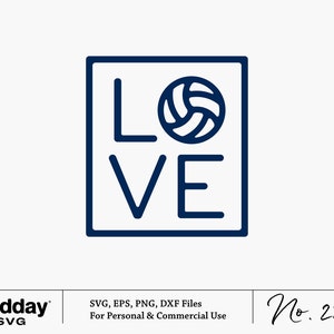 Volleyball Stacked Love SVG, Volleyball Team Mom Shirt Svg Png, Simple Volleyball Team Png, Cricut Cut File, Volleyball Svg Silhouette Files