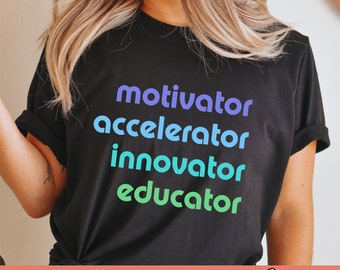 SVG motivador para profesores, diseño de camiseta para educadores (descarga digital)