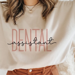 Assistente Dental Svg Png, Ornamento, Copo, Arquivos Cricut Cut Camisa, Silhueta, Sublimação, Svg Png Dxf Eps Ai, Profissional Odontológico