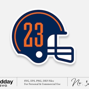 Football Helmet SVG, Layered Team Logo, Monogram (Digital Download)
