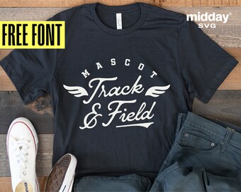 Track and Field SVG, Shirt Design, Cricut, Silhouette (Digital Download)