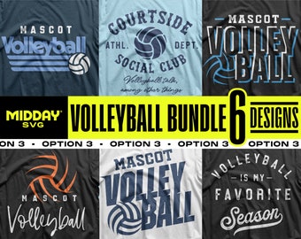 Volleyball Svg Bundle, Png Dxf Eps, Volleyball Team Shirt Design Bundle V3, Volleyball Svg For Team, Cricut Cut File, Silhouette, Sports Svg