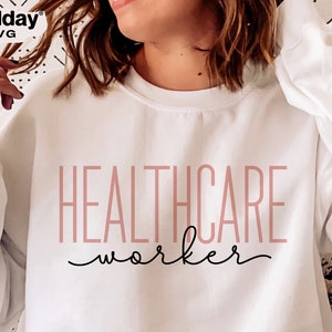Profissional de Saúde Svg, Png Dxf Eps Svg Ai, Cricut Cut Files, Camisa de Profissional de Saúde Png, Silhueta, Sublimação, Download Digital