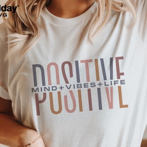 Positive Mind Vibes Leben SVG, psychische Gesundheit, motivierend, inspirierend, minimalistisch, Selbstliebe, Png geschnitten Dateien Circut