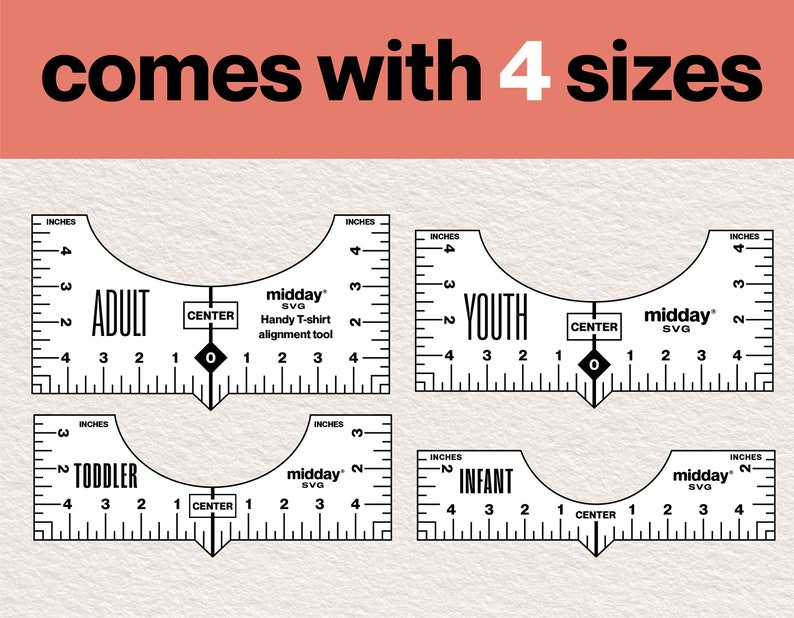 T-shirt Alignment Tool Printable Svg Pdf DYI Tshirt Alignment - Etsy