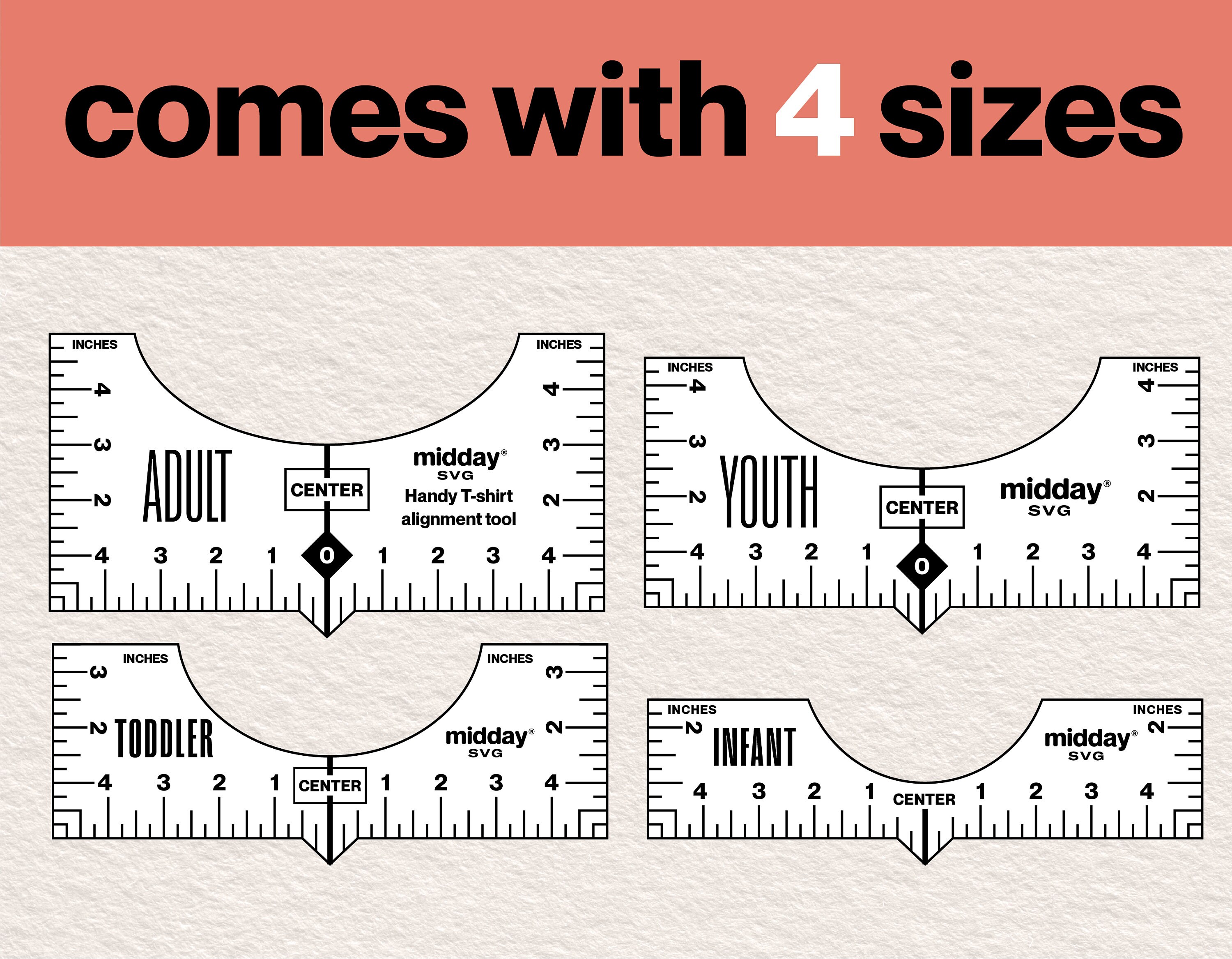 T-shirt Alignment Tool Printable Svg Pdf, DYI Tshirt Alignment Tool ...