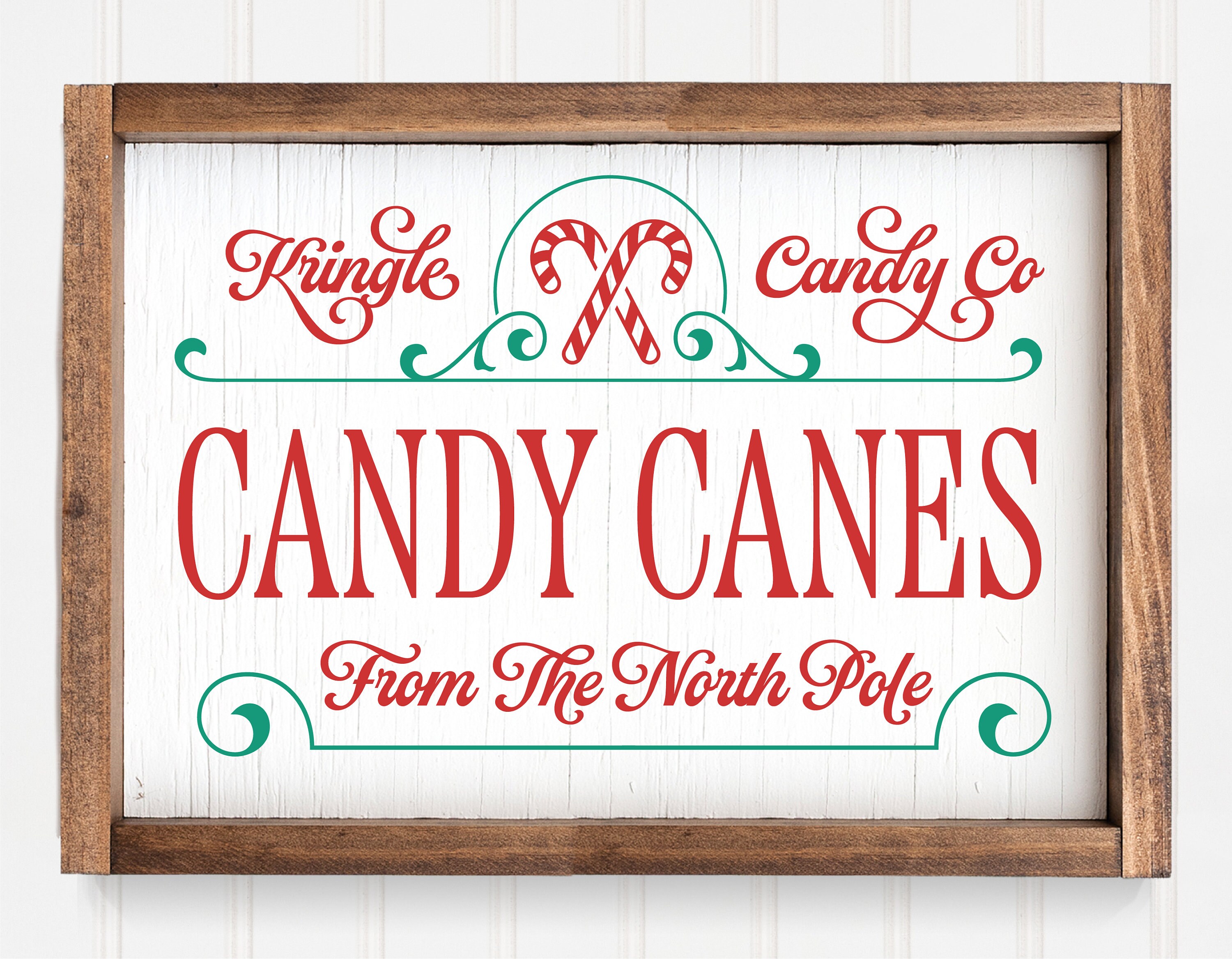 Kringle Candy Co. SVG Candy Canes Svg Santas Work Shop - Etsy