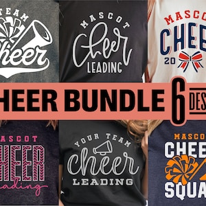 Cheer Bundle Svg, Png Dxf Eps, Cheerleader Bundle, Cheerleading, Cricut Cut Files, Silhouette, Cheer Team Bundle, Cheer Team Shirt Bundle