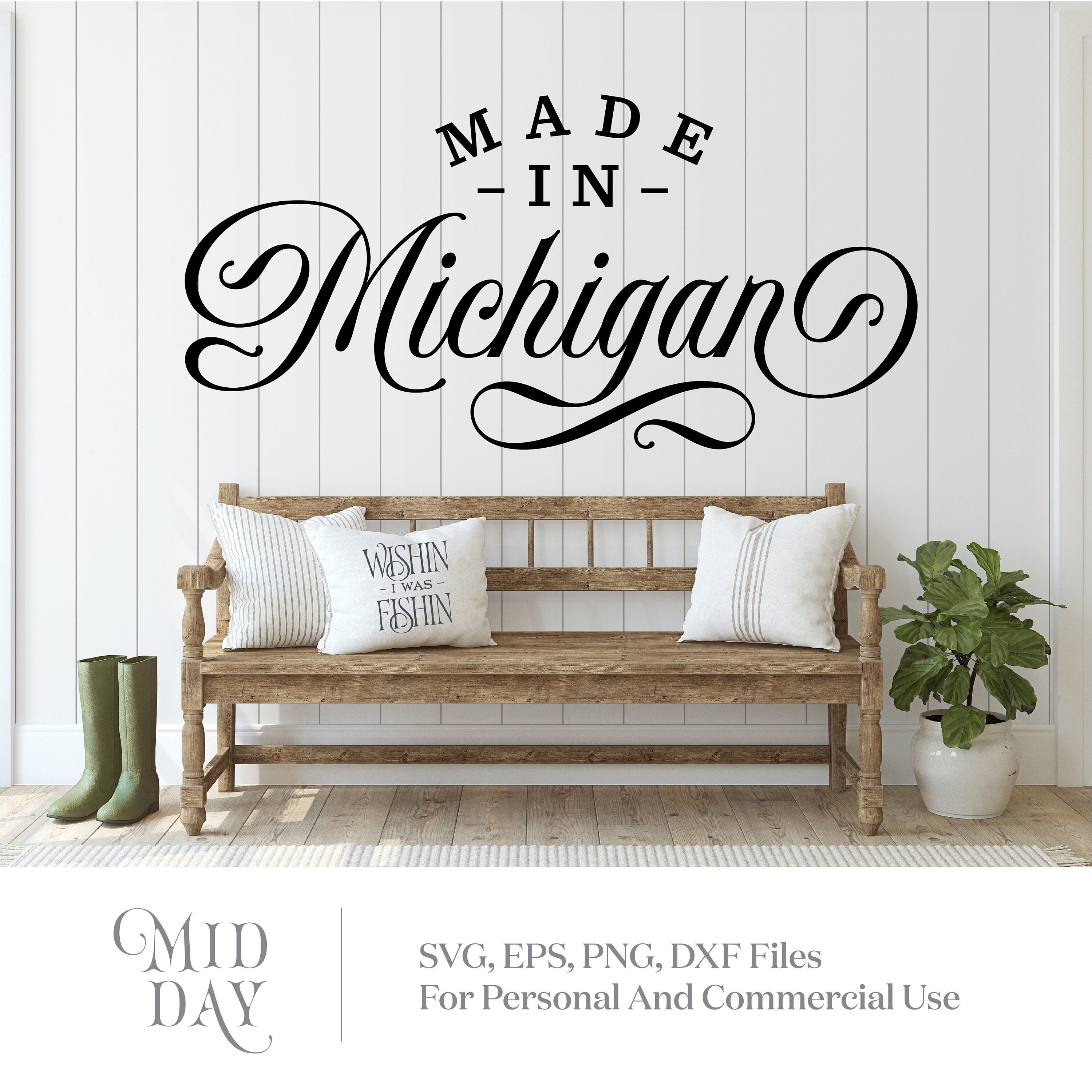 Made in Michigan SVG Michigan SVG Michigan Home svg Love | Etsy