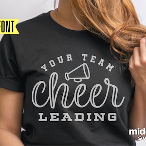 Cheer Team Template Svg, Png Dxf Eps, Cheerleading Team Shirt Svg, Cheer Cut Files, Cricut, Silhouette, Sublimation, Digital Files, Cheer