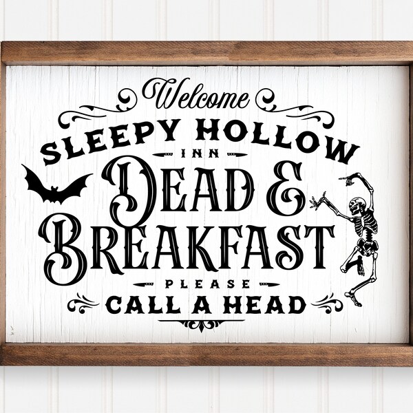 Dead and Breakfast Svg Etsy