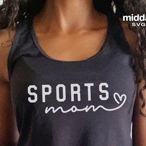 Sports Mom Svg, Football Mom, Baseball Mom, Basketball Mom, Sports Mom Cut Files, Cricut, Silhueta, Download Digital, Sublimação