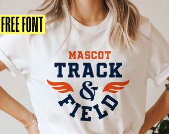 Track and Field Template Svg, Png Svg Dxf Eps Ai, Cricut Cut File, Track And Field Logo, Silhouette, Sublimation, Digital Download