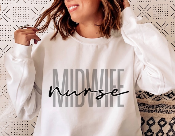 Midwife Nurse SVG, PNG, Birth Worker Cut File (Digital Download)
