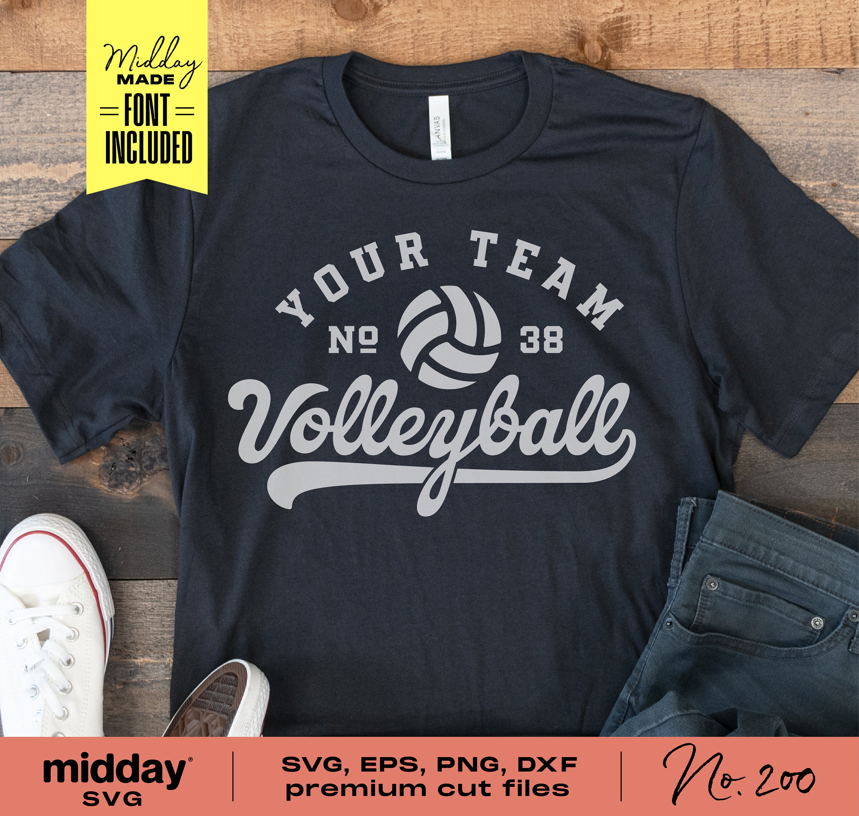 Volleyball Team Template Svg Png Dxf Eps Volleyball Team - Etsy