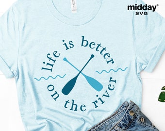 River Life SVG, Summer River, Cricut Silhouette (Digital File)