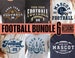 Football Team Template Bundle Svg, Png Dxf Eps, Player Shirt, Your Team, Football Team Logo, Cricut, Silhouette, Sublimation, Football Shirt 