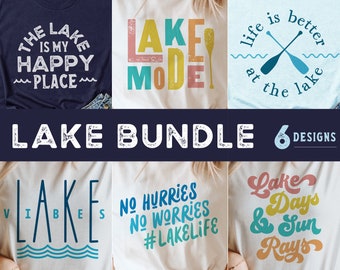 Lake Life SVG Bundle, Lake House Art (Digital File)