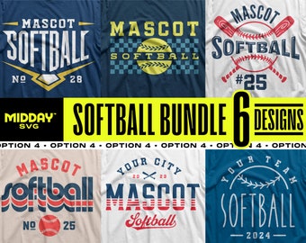 Softball SVG PNG Bundle – Sporty Designs (Digital Download)