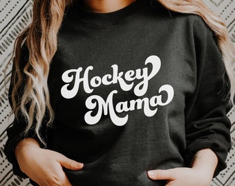Archivo SVG para mamá de hockey, archivo de corte para Cricut, diseño para sublimación (descarga digital)