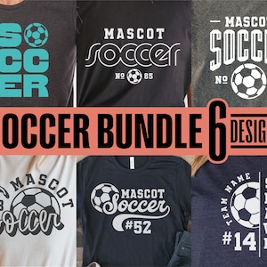 Soccer Team Template Bundle Svg, Png Dxf Eps, Player Shirt, Your Team, Soccer Team Logo, Cricut, Silhouette, Sublimation, Soccer Shirt