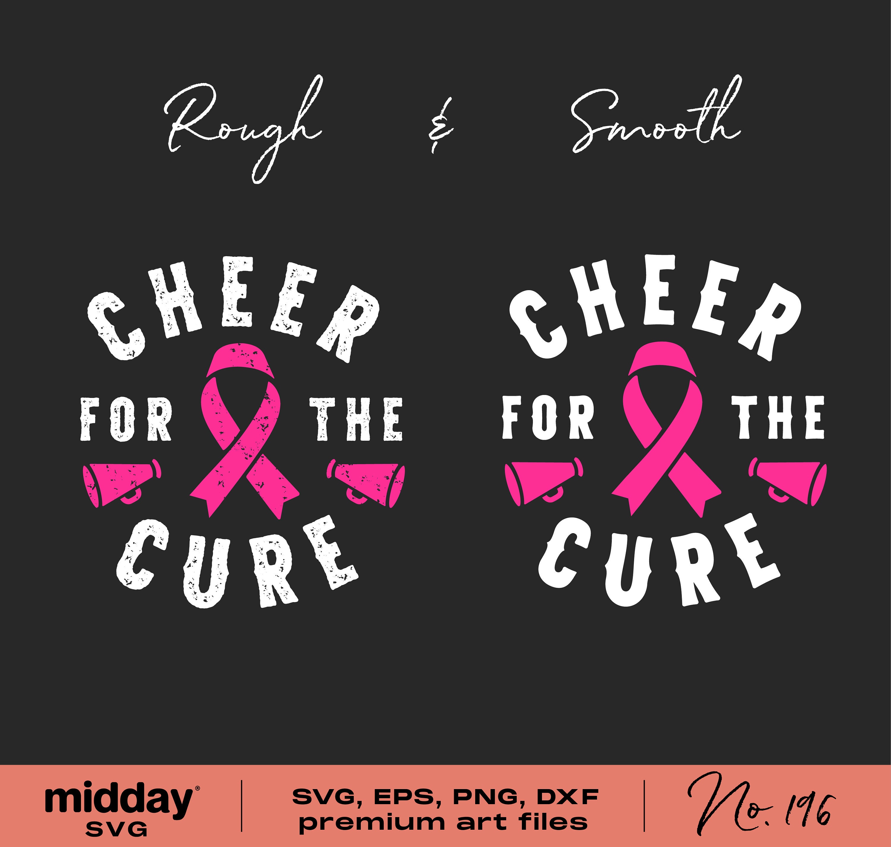Cheer for the Cure Svg Png Dxf Eps Breast Cancer Awareness - Etsy