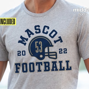 Plantilla De Equipo De Fútbol, Camisetas De Fútbol, Svg Png Dxf Eps Ai, Logotipo Del Equipo, Football Glowforge, Cricut, Silueta, Mamá De Fútbol, Descargar