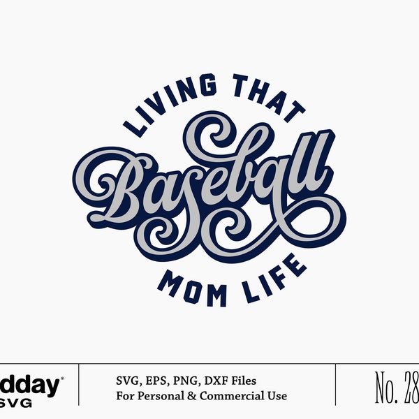 Living That Baseball Mom Life SVG, Cricut Cut File, Vintage Baseball Mom Life Shirt Jersey svg, Baseball Ball Fan svg, Sports svg,