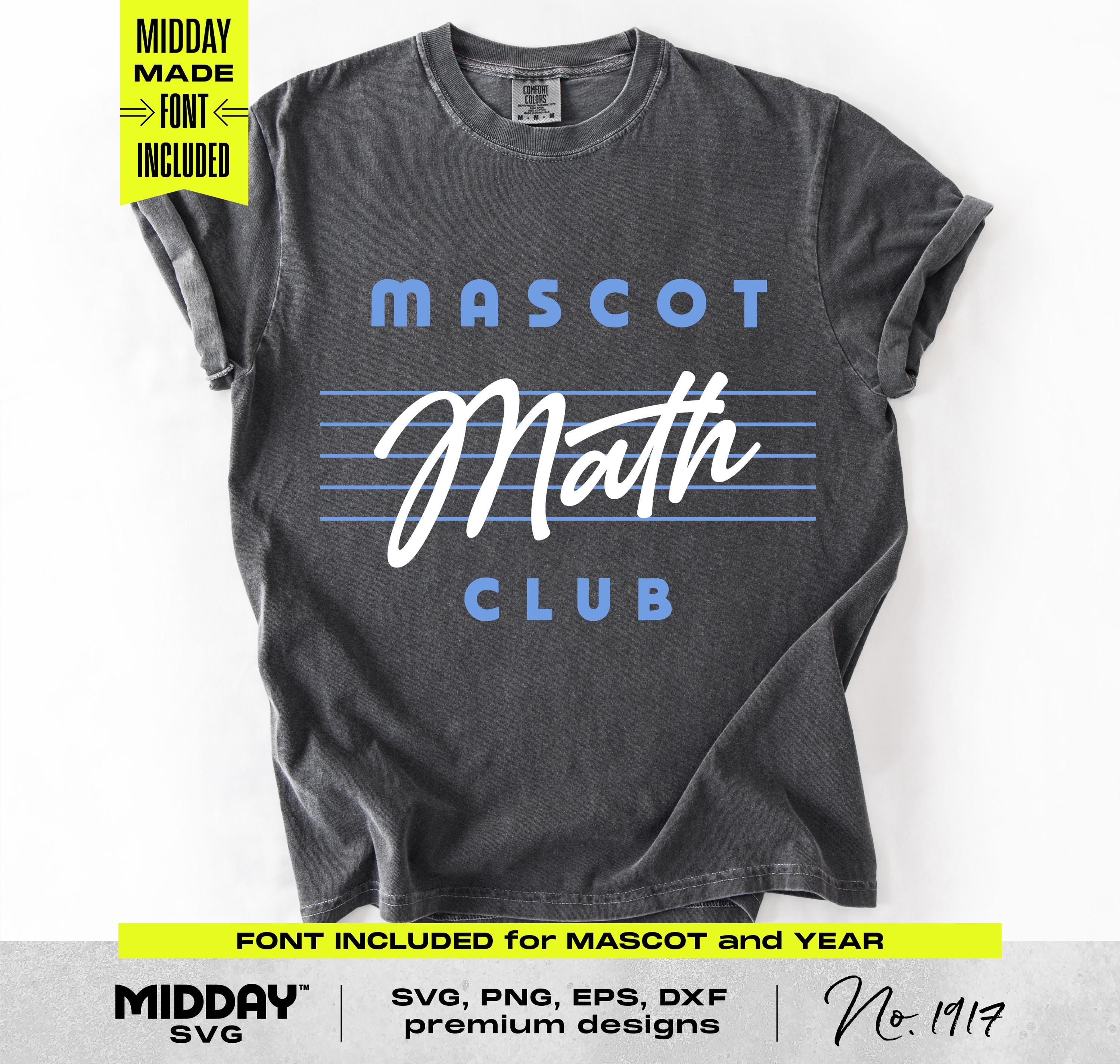 Math Club Svg Template, 70s 80s School Font (digital Download) - Etsy