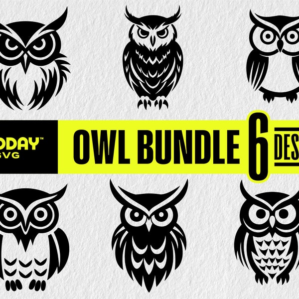 Owl Svg Png, Owl Svg Bundle, Owl Svg Cut File, Owl Clip art, Svg for Cricut, Silhouette, Sublimation, Owl Svg Laser, Owl Svg File, Cute Owl