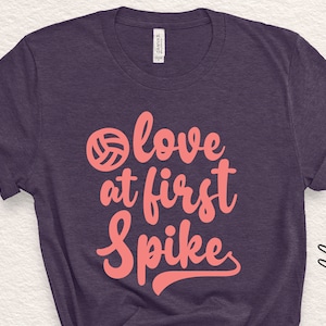 Love At First Spike Svg, Volleyball Svg, Png Eps Dxf, Volleyball Shirt Svg, Volleyball Mom Svg, Coach Gift, Cricut Cut Files, Silhouette
