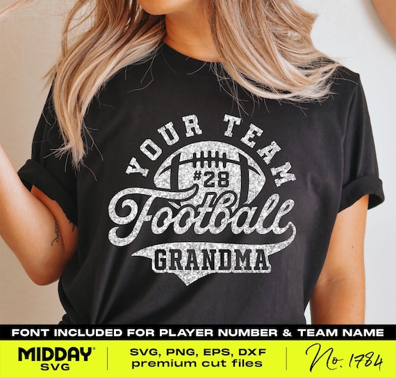 Football Grandma Shirt Design, Sublimation Svg Png (Digital Download)