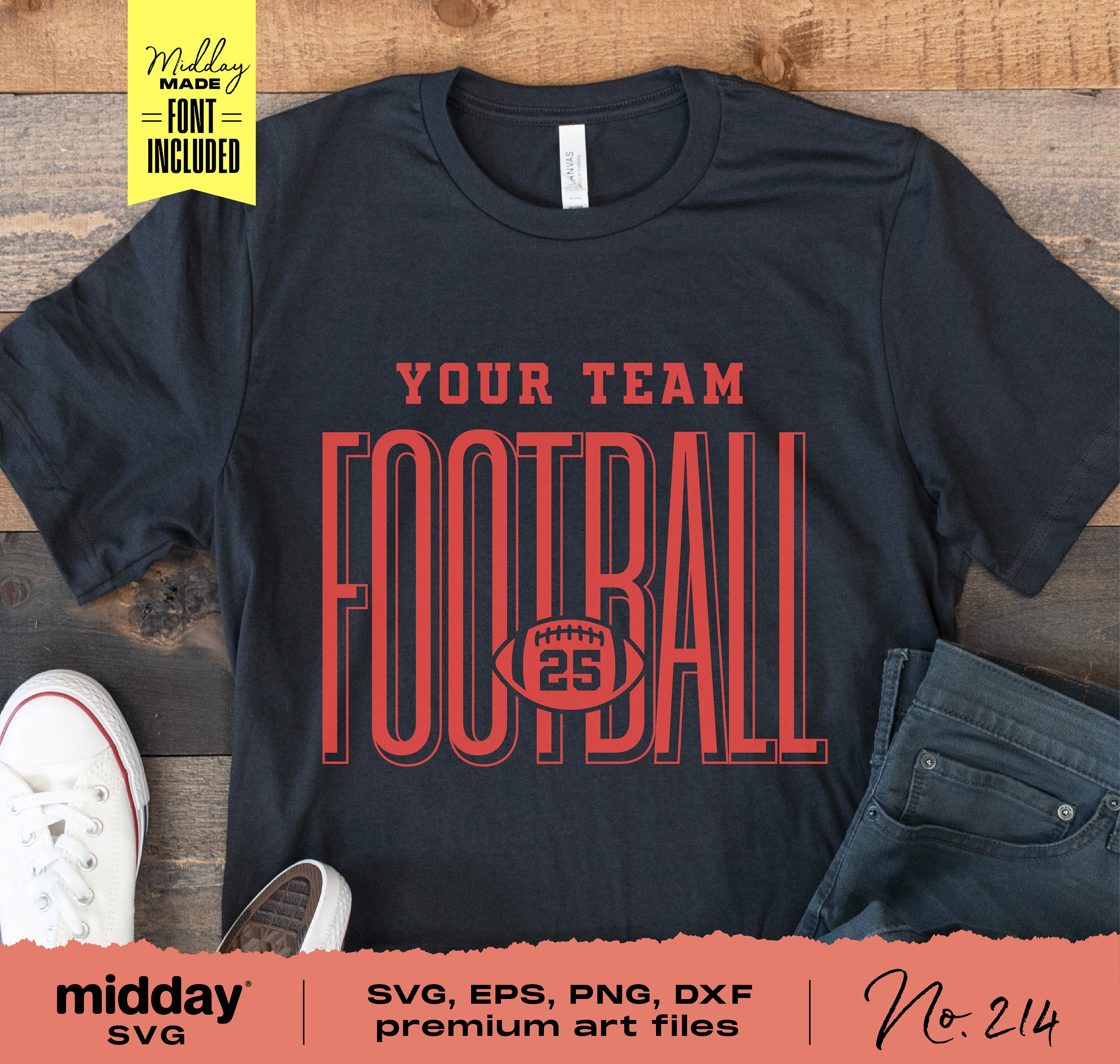 Football Template Svg Png Dxf Eps Football Team Shirts Etsy