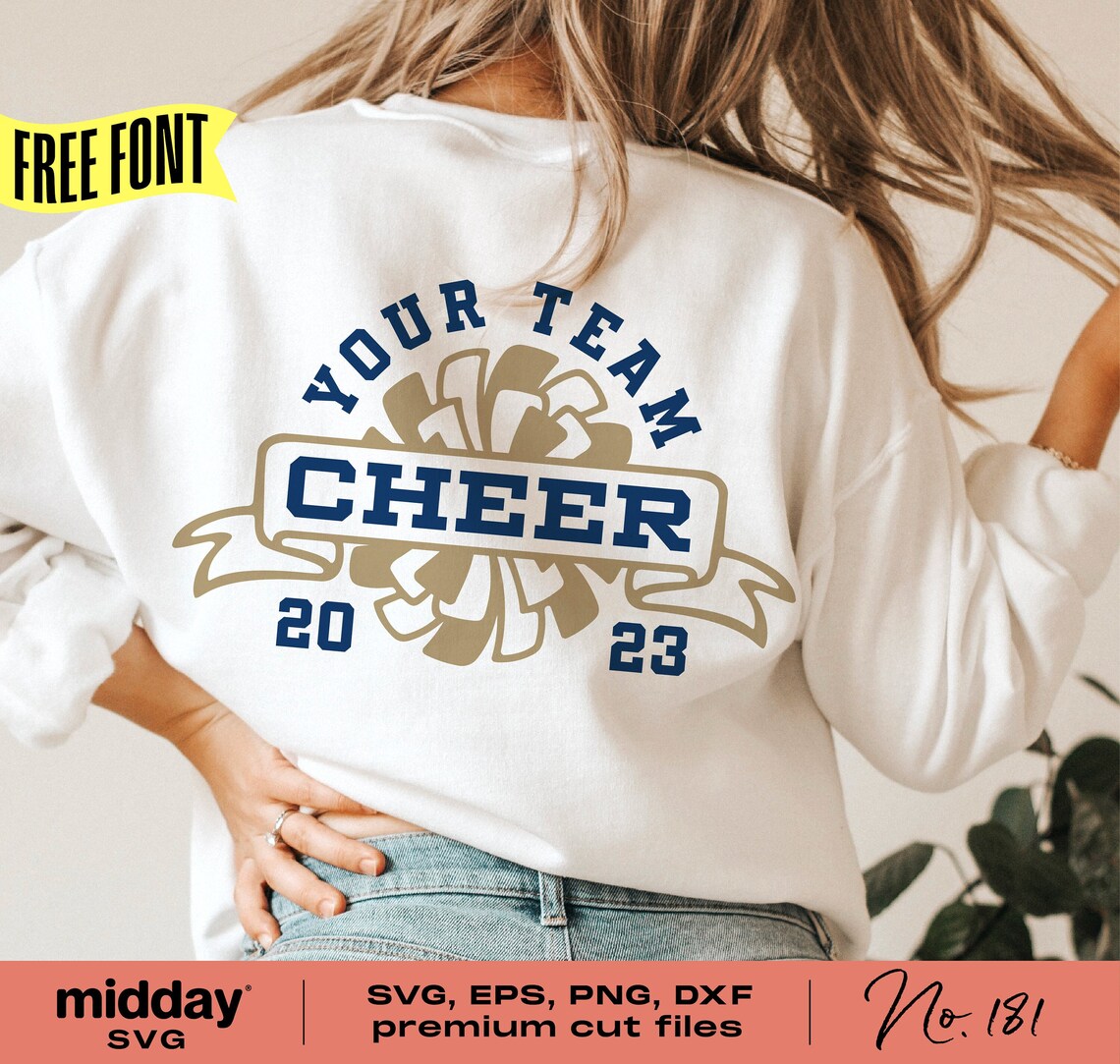 Cheer Team Svg Png Dxf Eps Cheerleading Team Shirts Cheer Etsy