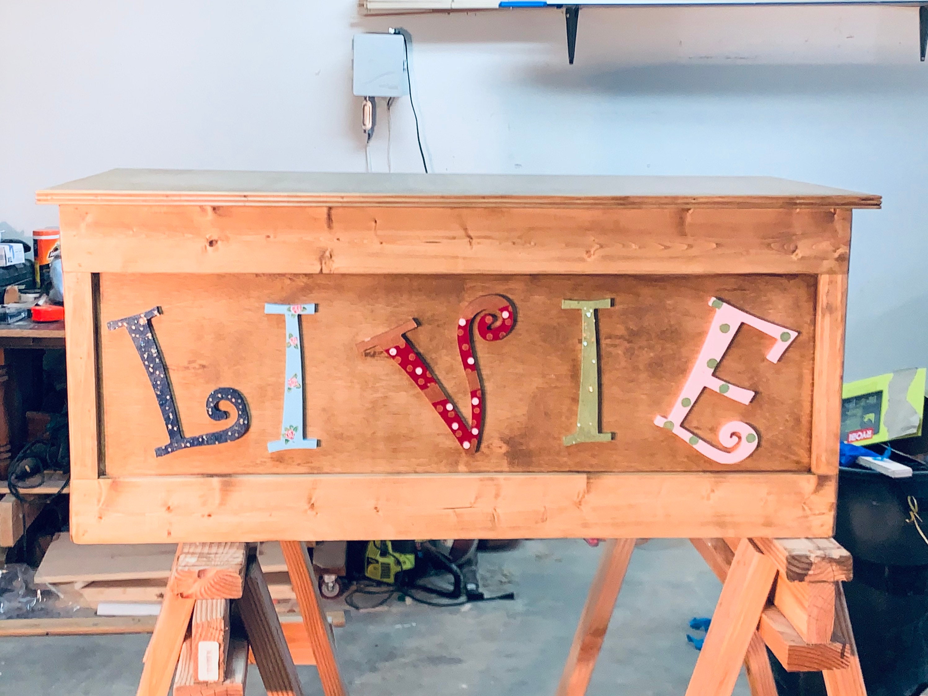 Custom Real Wood Toy Boxes Etsy