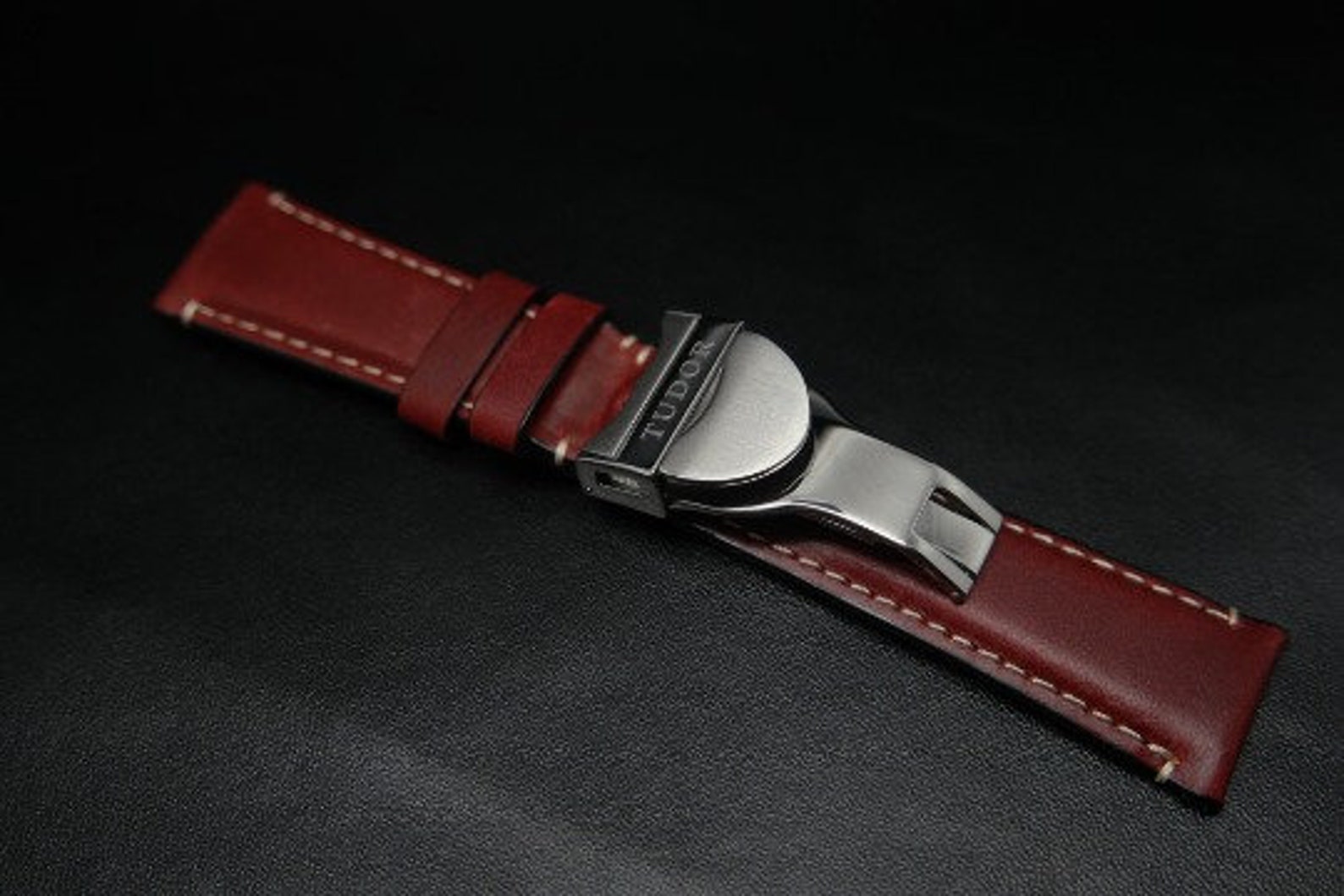 NEW 22MM Tudor Genuine Leather Watch Strap/Band For Etsy