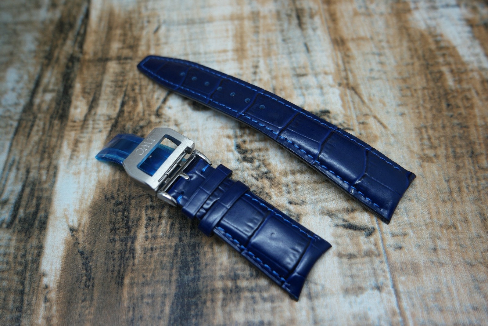 20MM/22MM IWC Genuine Leather Band/Strap with IWC Clasp Buckle Etsy