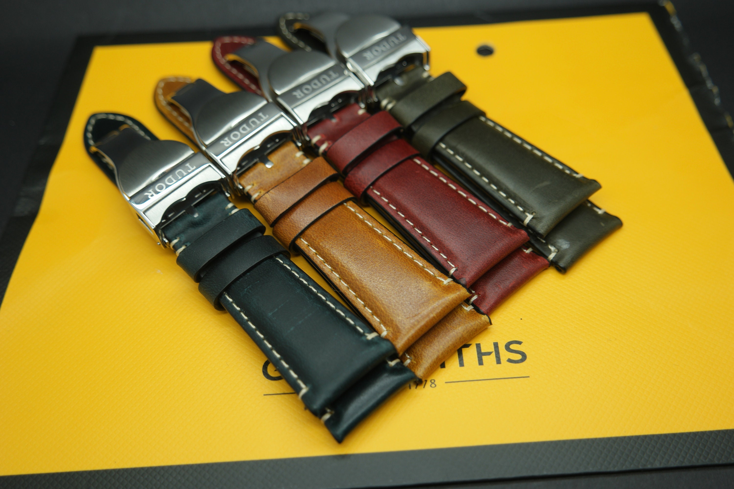 22MM Tudor Genuine Leather Watch Strap/Band For Tudor Watches Etsy