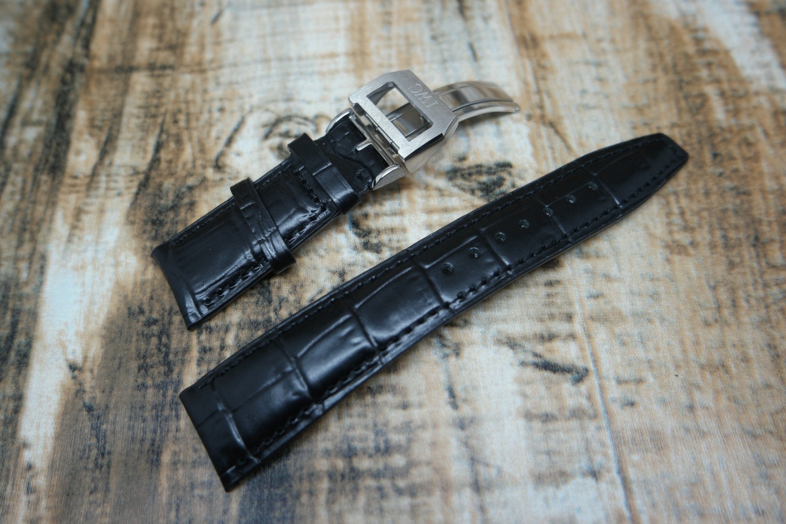 20MM/22MM New IWC Genuine Leather Band/Strap with IWC Clasp Etsy