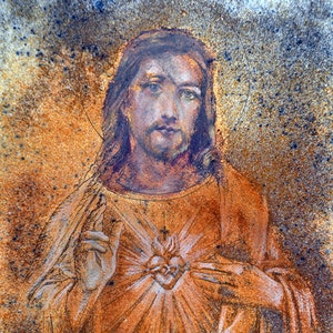 Heiligstes Herz Jesu Weihegebet | A7 Gebetskarte