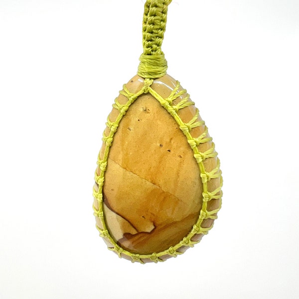 Picture Jasper Silk necklace