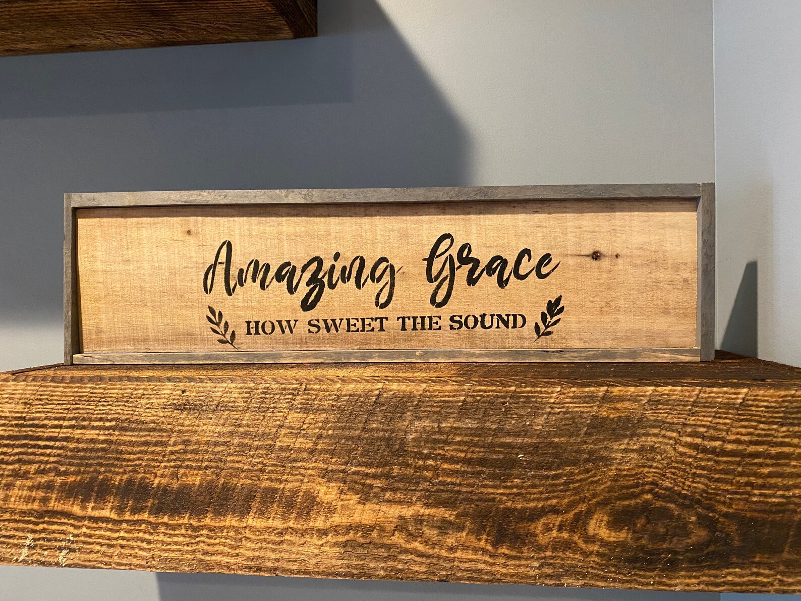 Amazing Grace Wood sign/farmhousedecor inspiration/rustic wood Etsy