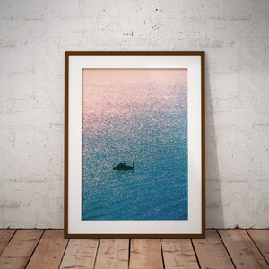 Fotografía artística única - Alta calidad - Paisaje - Toscana Punta Ala - Decoración del hogar - Costa -Atardecer - Decoración - Arte mural